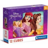 _7384720 Clementoni CLE Cubi kaladėlės 12 Disney Princess 41197