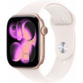 Watch Series 11 Cellular 42mm Rose Gold / Light Blush Sport Band - M/ L