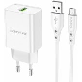BN5 Sunlight USB to Micro USB QC 3.0 18W White