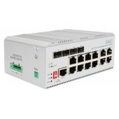 _8281244 Digitus 8 prievadų Gigabit Ethernet tinklo PoE komutatorius, pramoninis