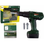 LeanToys DIY žalias akumuliatorinis gręžtuvas