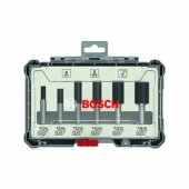 Cutter set 6 pcs Straight 8mm shank - 2607017466