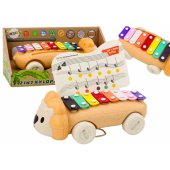 Lion Cymbals On Wheels instrumentas vaikams, spalvingas, lavinamasis