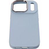 _8456639 Dėklas iPhone 17 Pro Max / 18 Pro Max, šviesiai mėlynas rėmelis