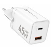 F-Energy USB-C - USB-A GaN3 45W White