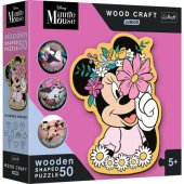 TREFL DISNEY Wooden puzzle - Minnie Mouse, 50 pcs