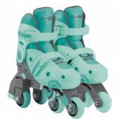 GLOBBER mokomieji riedučiai 2 in 1 dydis 26–29 (mėtų spalvos)