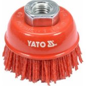 Yato Wheel Brush with Nylon Mandrel 65mm M14 (YT-47785)