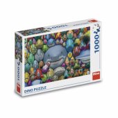 Dino Puzzle 1000 pc Colorful Fishes