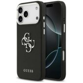 Grained Big 4G Classic Logo Case iPhone 17 Pro Max Black