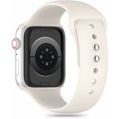 Silikoninis dirželis Apple Watch 4|5|6|7|8|9|SE 38/ 40/ 41mm žvaigždžių šviesos spalvos