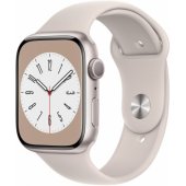 Watch Series 8 45mm Starlight Aluminium Case/ Starlight Sport