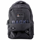City mokyklinė kuprinė, 6 kišenės, nugaros atrama, juoda, 23 l, 46 cm