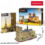 Cubicfun 3D PUZZLE NATIONAL GEO NOTRE DAME DE PARIS