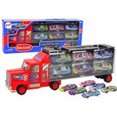 Transportavimo sunkvežimio ir lenktyninio automobilio rinkinys, 12 vnt.