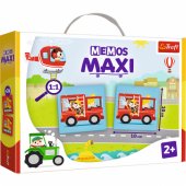 Trefl edukacinis žaidimas vaikams Memos maxi Vehicles 02267 Trefl