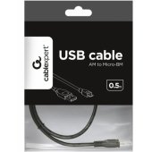 USB AM į Micro-BM 0.5m juodas CCP-MUSB2-A