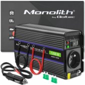 Qoltec Monolith power adapter/ inverter Auto/ Indoor 600 Watt Black