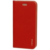 Knygelės tipo dėklas su rėmeliu Xiaomi Poco X4 Pro 5G, raudonas