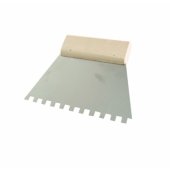 Mega nerūdijančiojo plieno glaistyklė 180 mm, dantukai 4x4 mm 61787