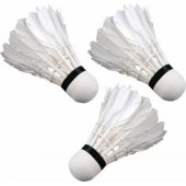 _7221406 Victoria Sport badmintono plunksniniai kamuoliukai, 3 vnt., balti